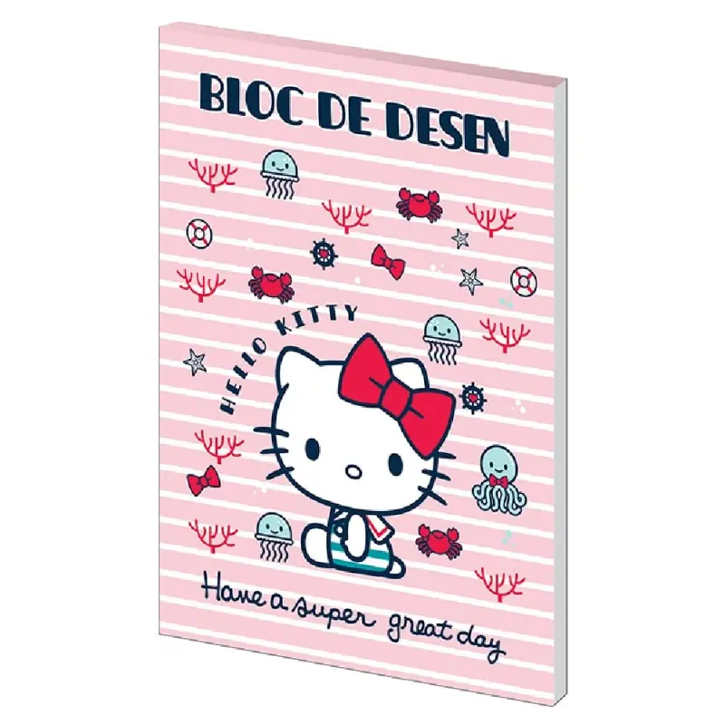 Bloc desen A4 160g 16 file Hello Kitty