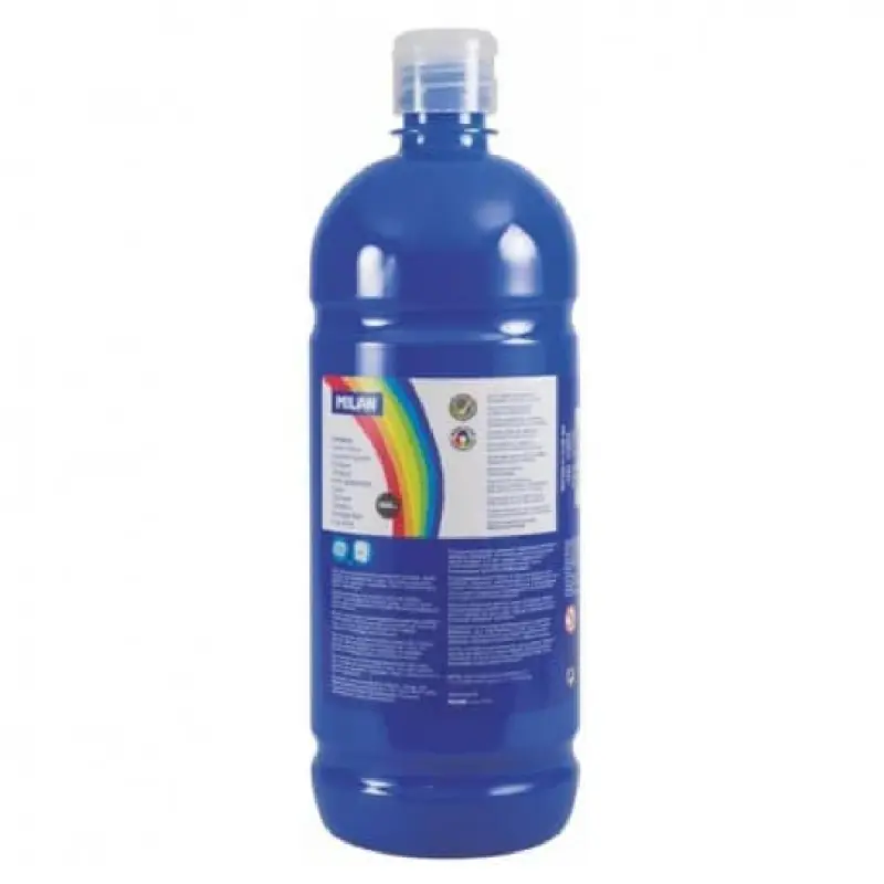 Tempera 1000 ml Milan, Albastru Deschis