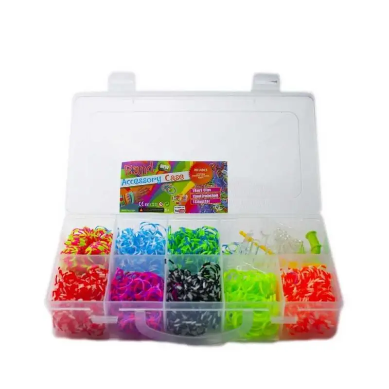 Set creativ elastice, 1400 piese
