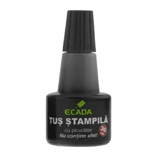 Tus stampila 30ml ECADA Negru