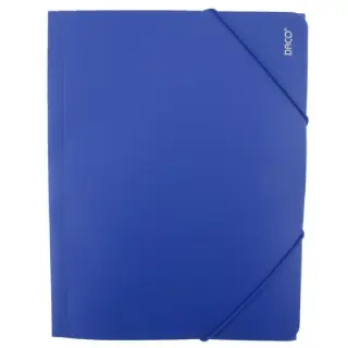 Mapa plastic cu elastic A4 Albastru DACO