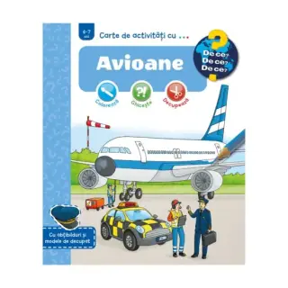 Carte de activități cu... Avioane (4-7 ani)