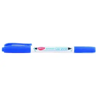 Marker CD/DVD Daco 2 Capete, Albastru