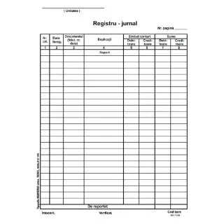 Registru Jurnal A4 vertical ( Dany Cris )