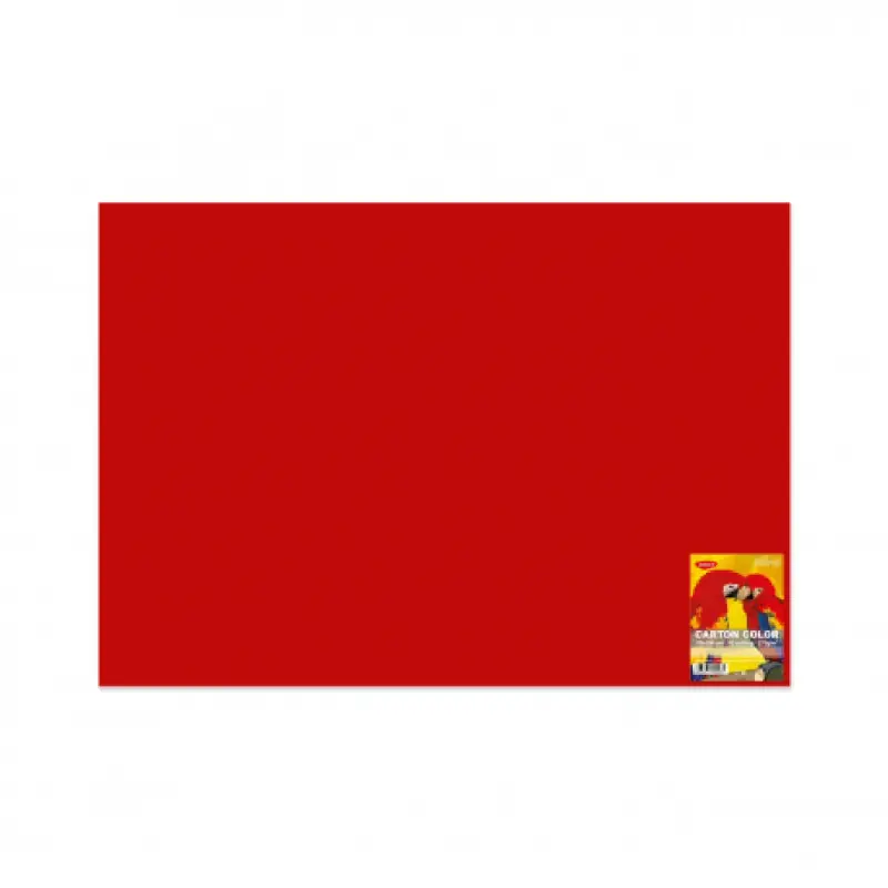 Carton Color Rosu 270G/MP 70x100 10 Coli Daco