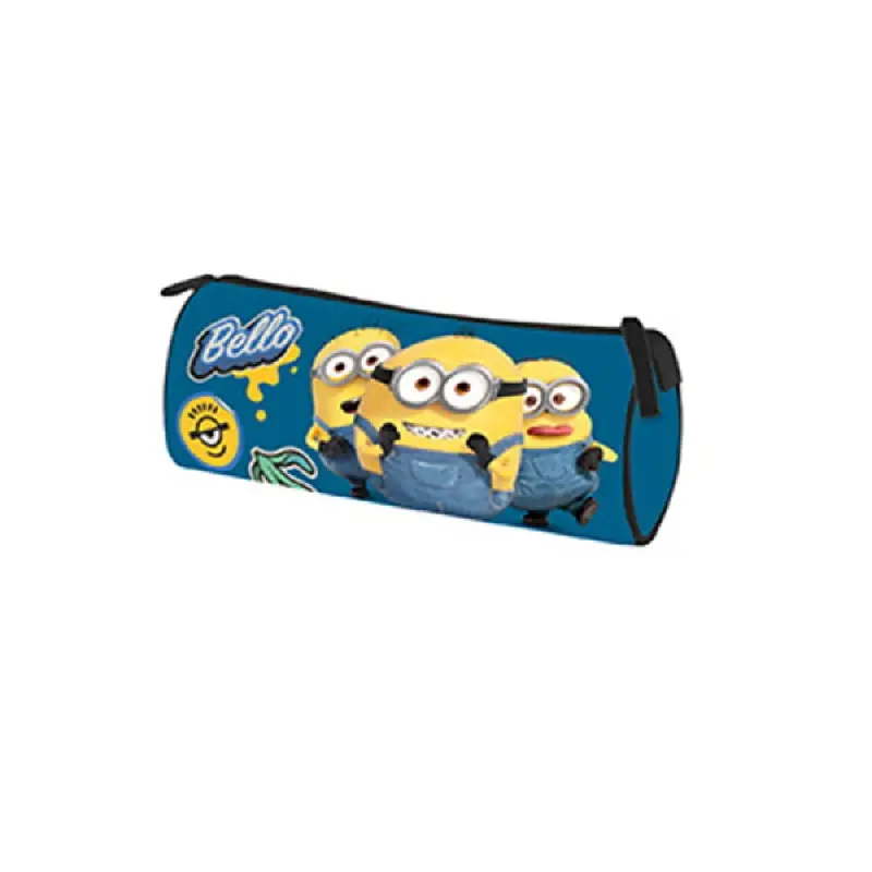 Penar neechipat St.Majewski Minions, 1 fermoar, albastru, cilindric