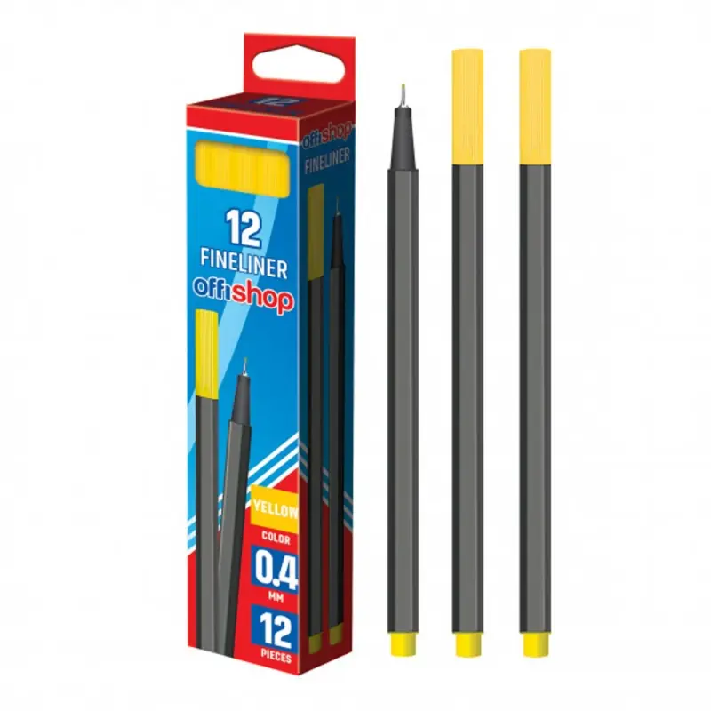 Fineliner galben, 0.4mm - OFFISHOP