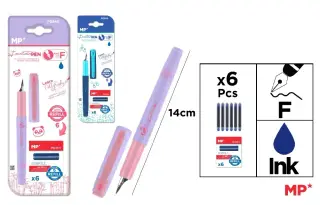 Stilou Main Paper varf Fine cu 6 rezerve incluse PE545