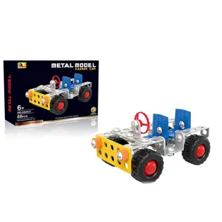 Joc Constructii Metal Mini Jeep 69 piese