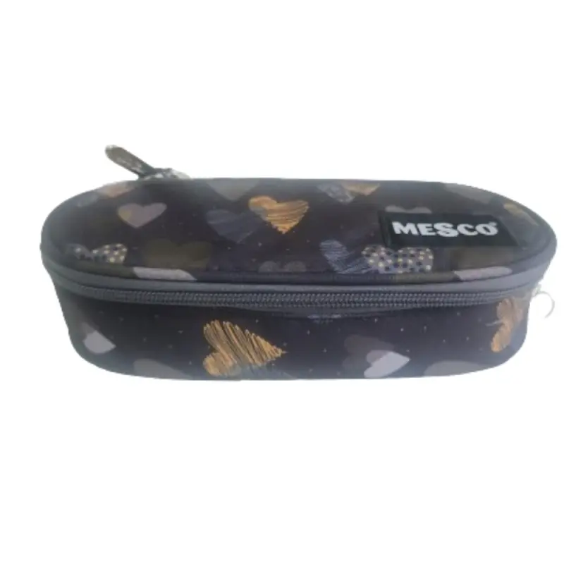 Penar tubular Mesco, Inimioare, Negru, 22x10x6 cm