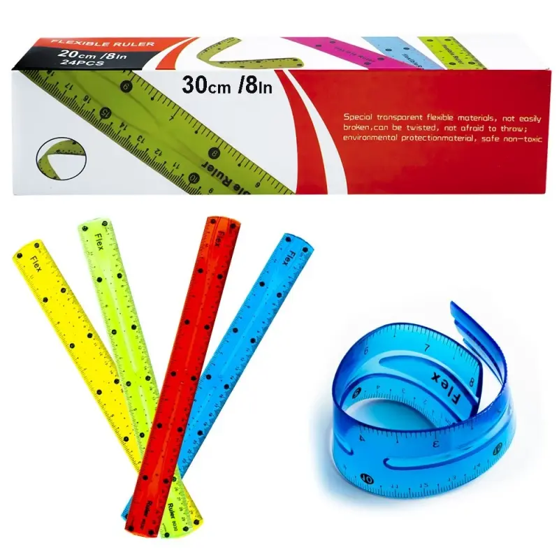 Rigla/Liniar 30CM Flexibil Color