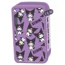 Penar echipat St.Majewski Kuromi Violet, 3 fermoare, violet, 2