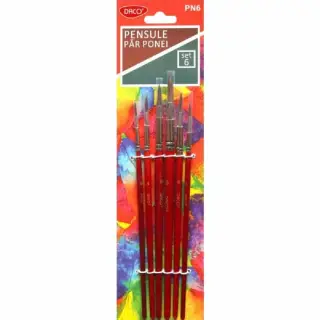 Pensula set 6 par ponei