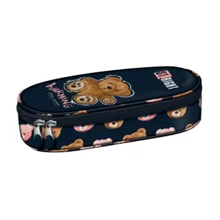 Penar neechipat St.Majewski St.Right Teddy Bear, 1 fermoar, 1 extensie, bleumarin