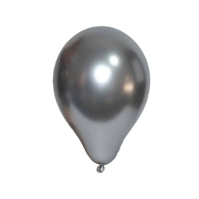 Baloane 1,5 G, Sidefate, Argintii, 50 Buc/Set