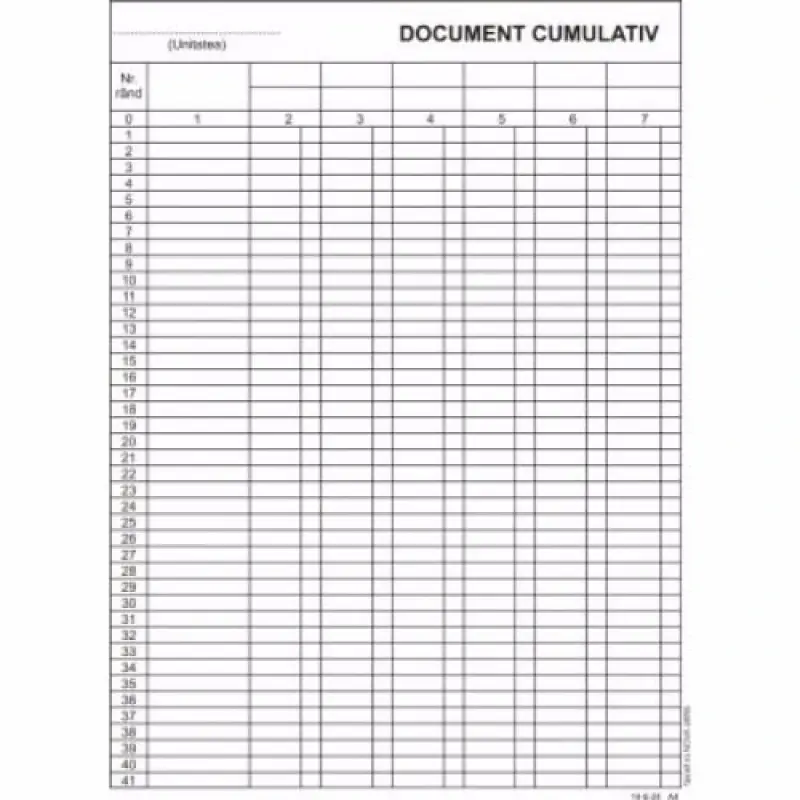 Document cumulativ A4 vertical