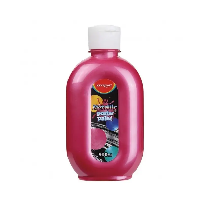 Culori tempera Keyroad, 300ml,ROSU METALIZAT