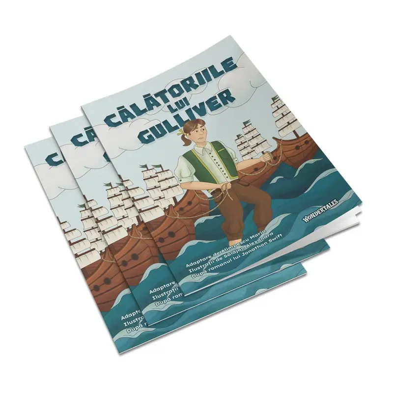 Carte de colorat, Calatoriile lui Guliver