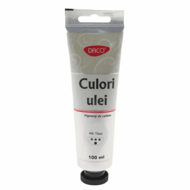 Culori ulei, 100 ml Alb Titan