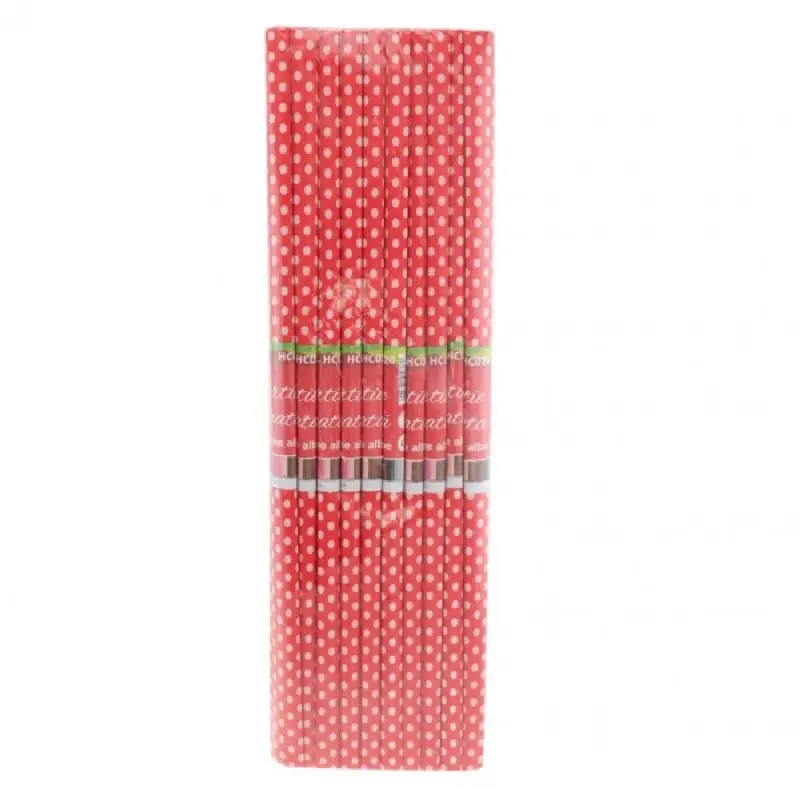 Hartie Creponata Printata, Buline Albe, Daco