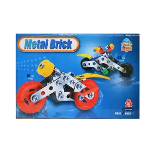 Joc Constructii Metal, Motocicleta, 67 Piese
