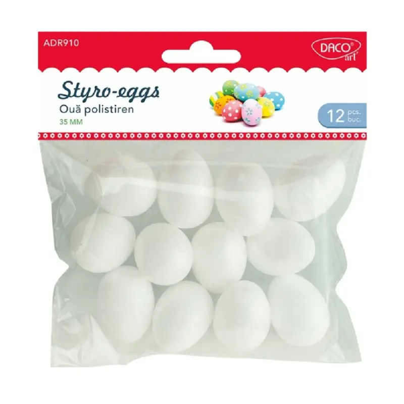 Accesorii craft - AD910 Oua polistiren 3.5 CM