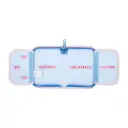 Penar neechipat St.Majewski Stitch, 1 fermoar, 2 extensii, blue/roz 2