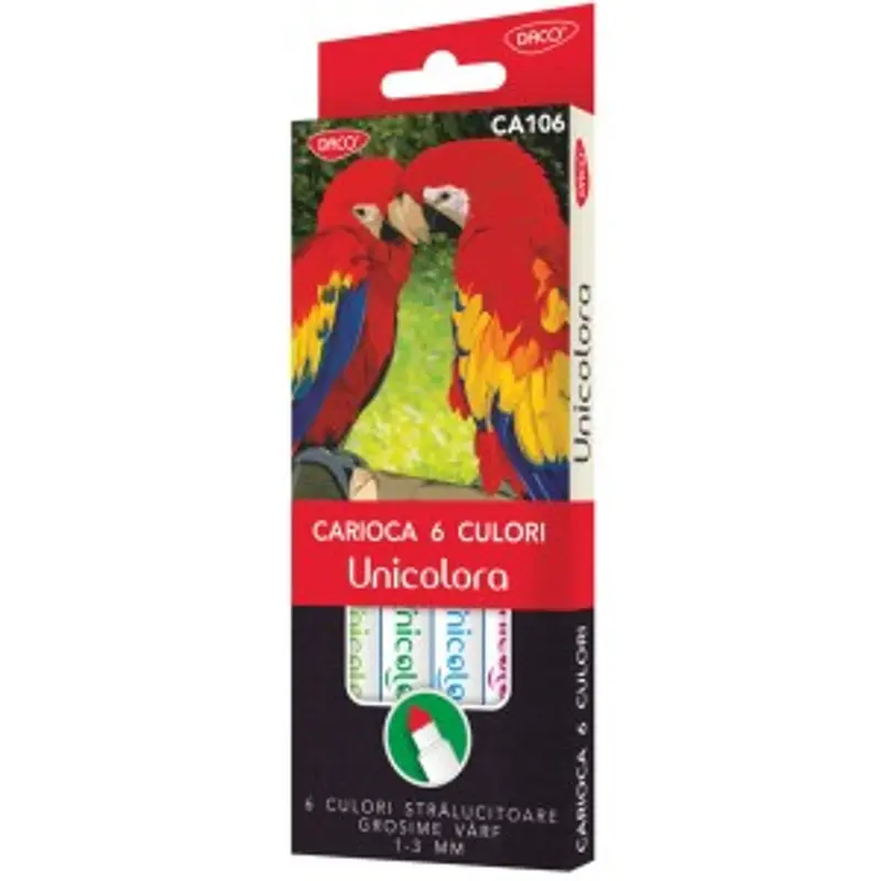 Carioca 6c Varf Conic Unicolora Daco