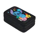 Penar echipat St.Majewski Stitch, 3 fermoare, negru 2