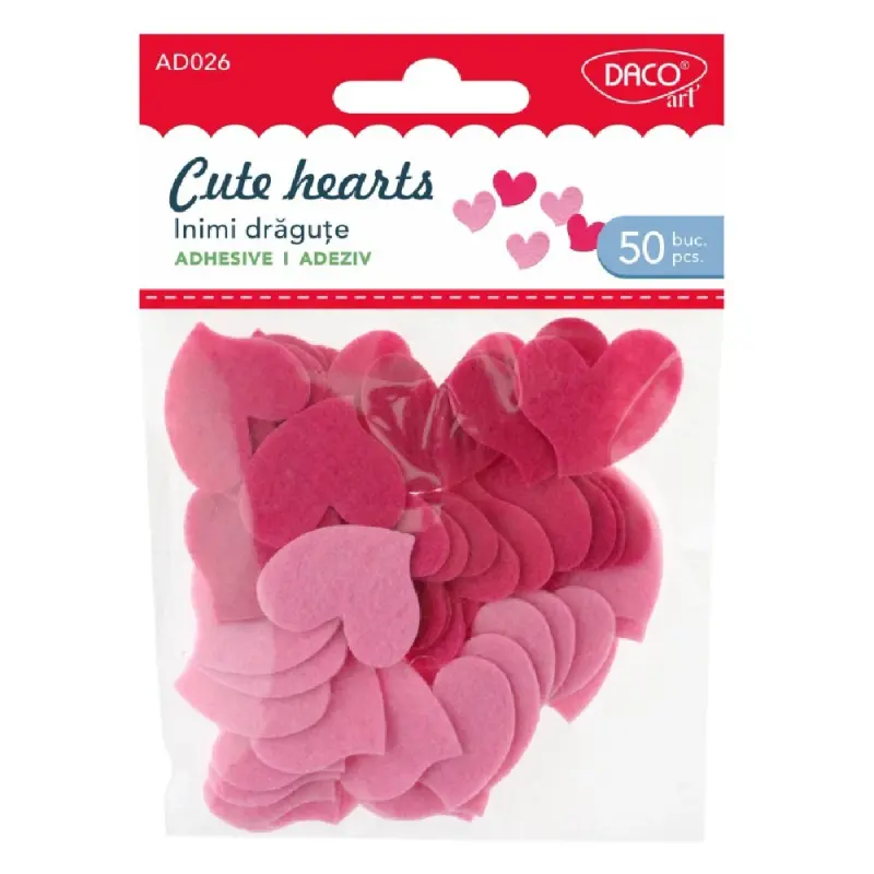 Accesorii craft - AD026 Cuore, pasla autoadeziva