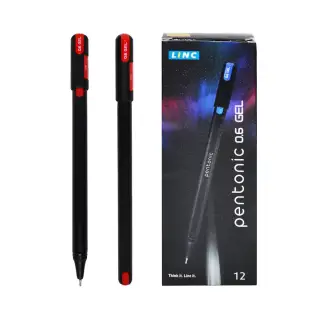 Pix cu gel Linc Pentonic, mina rosie 856RED Red-Linc