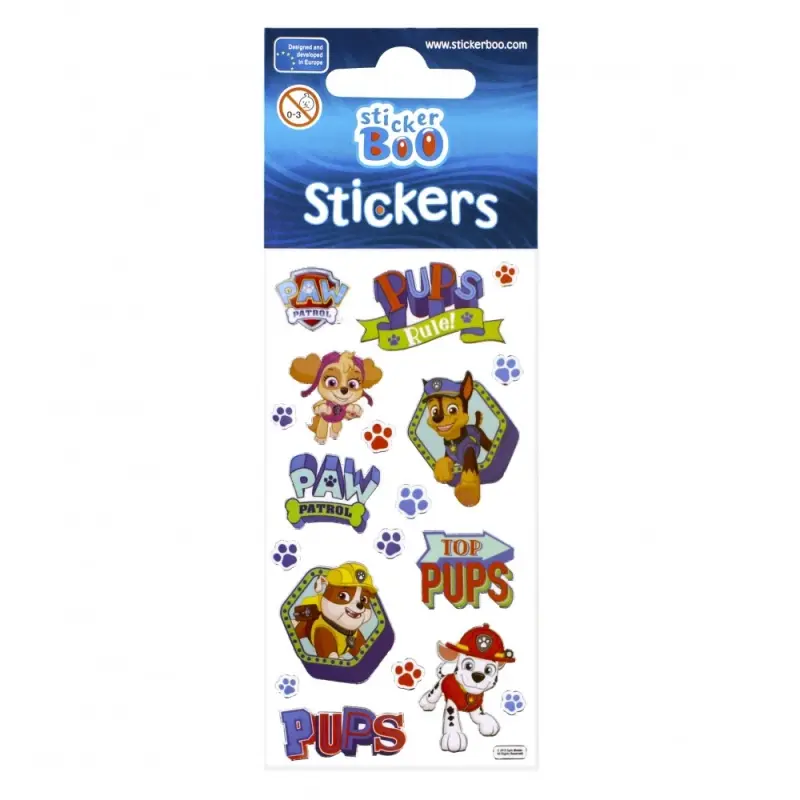Stickere Paw Patrol, 6.6x18cm