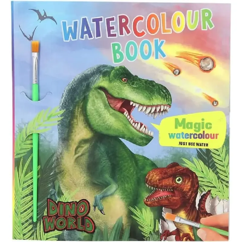 Carte magica cu acuarela Dino World