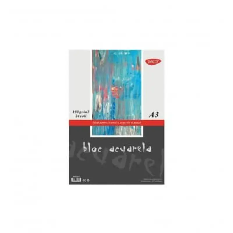 Bloc A3 acuarela 190gr 24 file