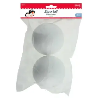 Accesorii craft - AD175 bile polistiren set 2, 10 cm