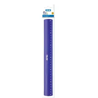 Rigla/Liniar 30 cm flexibil Albastru