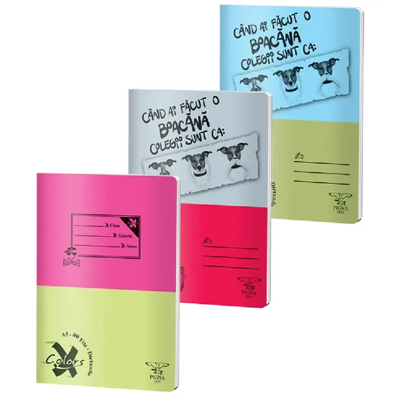 Caiet A5 80 file Matematica Coperta Basic