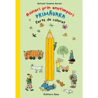 Carte de colorat - Hoinari prin anotimpuri. Primăvara
