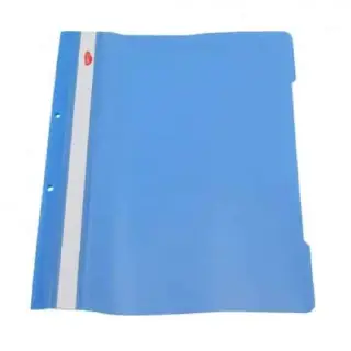 Dosar plastic cu sina metalica Albastru