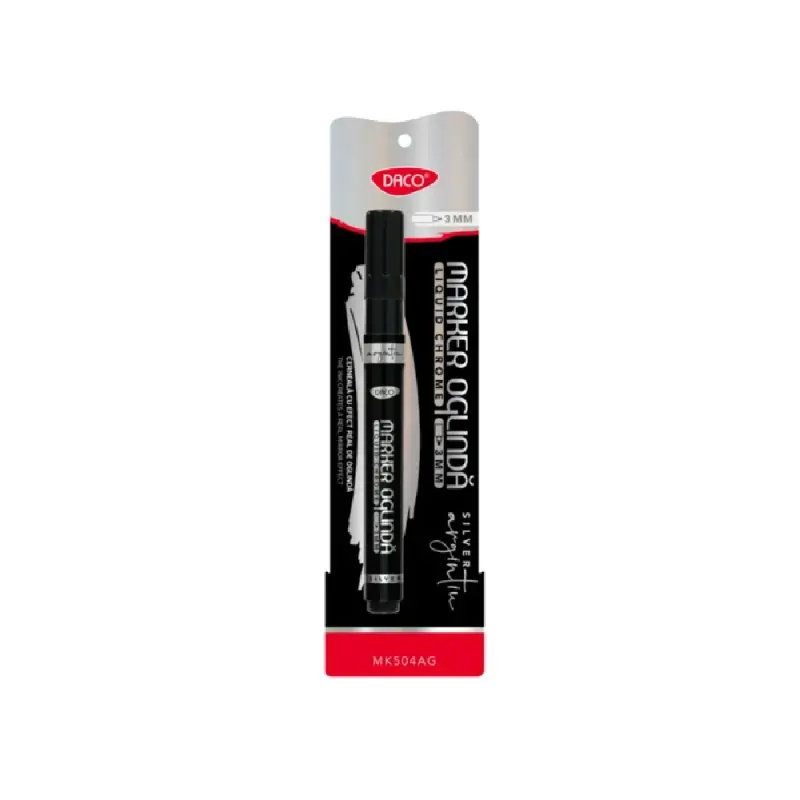 Marker Acrilic Oglinda DACO, Argintiu