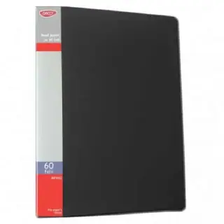 Mapa plastic 60 folii Negru DACO MP460N