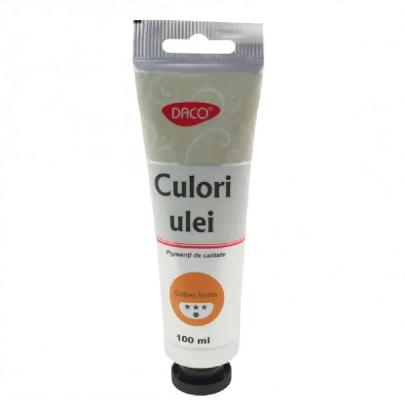 Culori ulei, 100 ml Galben Inchis