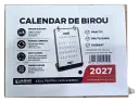 Calendar birou 220x160 12 coli 2027 reutilizabil diverse culori 2