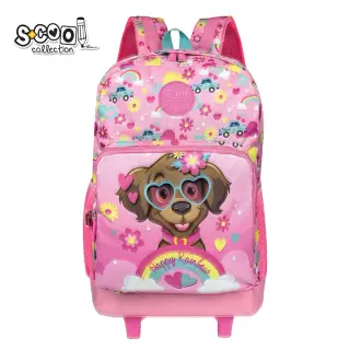 Ghiozdan Trolley, 45x32x16.5 cm, HAPPY RAINBOW - S-COOL