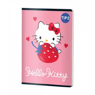 Caiet Tip II 24 file Coperta Batman, Elsa, Hello Kity