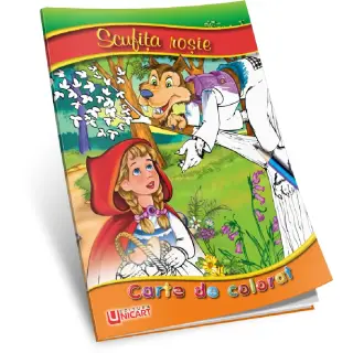 Carte de colorat - Scufita Rosie