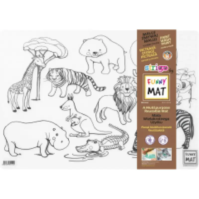 Plansa Funny Mat reutilizabila - Animale Salbatice