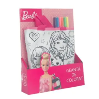 Geanta de colorat - Barbie