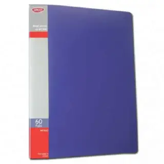 Mapa plastic 60 folii DACO Albastru MP460A