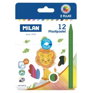 Creion color cerat rotund 12 culori MILAN